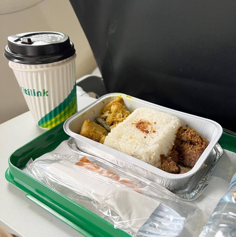 makanan di pesawat citilink