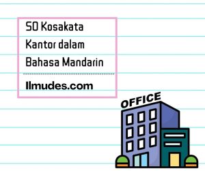 50 Kosakata Kantor Dalam Bahasa Mandarin