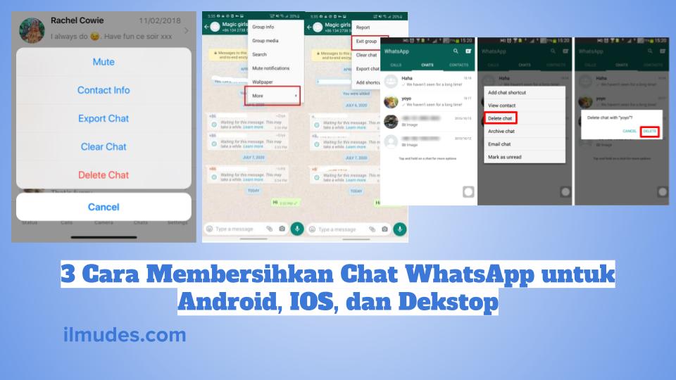 Cara Membersihkan Chat WhatsApp